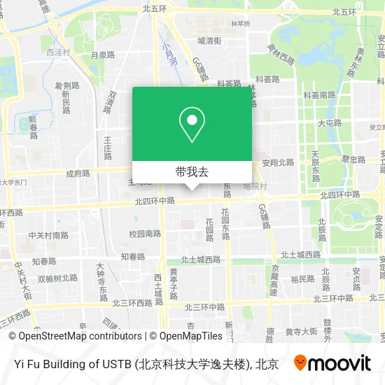 Yi Fu Building of USTB (北京科技大学逸夫楼)地图