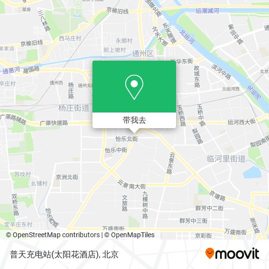 普天充电站(太阳花酒店)地图
