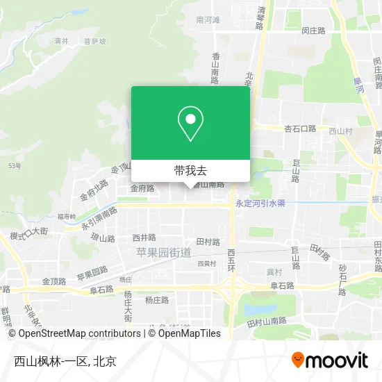 西山枫林-一区地图