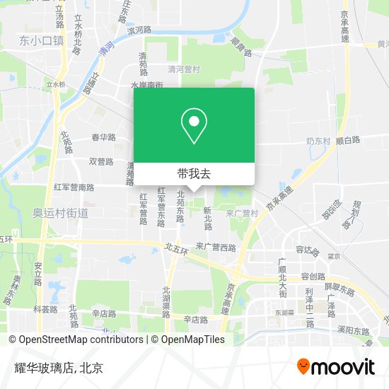 耀华玻璃店地图