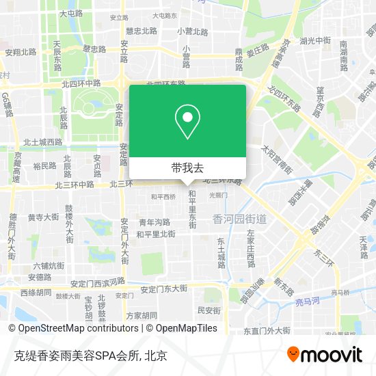 克缇香姿雨美容SPA会所地图