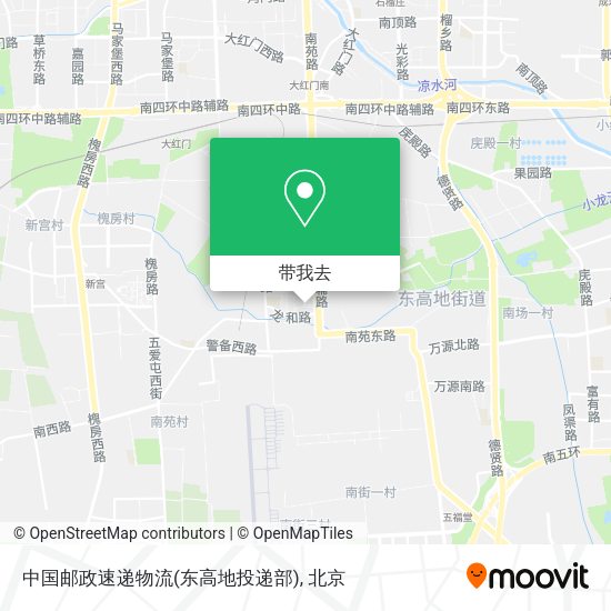 中国邮政速递物流(东高地投递部)地图