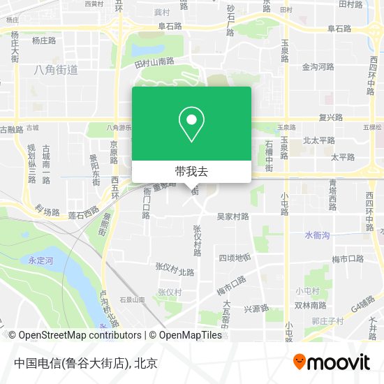 中国电信(鲁谷大街店)地图