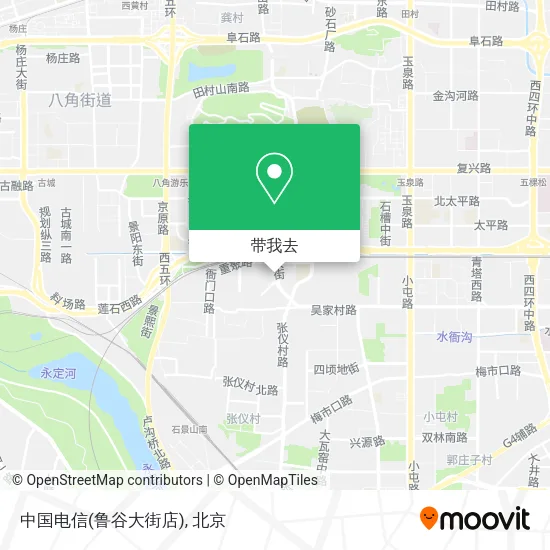 中国电信(鲁谷大街店)地图