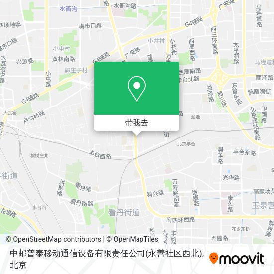 中邮普泰移动通信设备有限责任公司(永善社区西北)地图