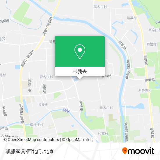 凯撒家具-西北门地图