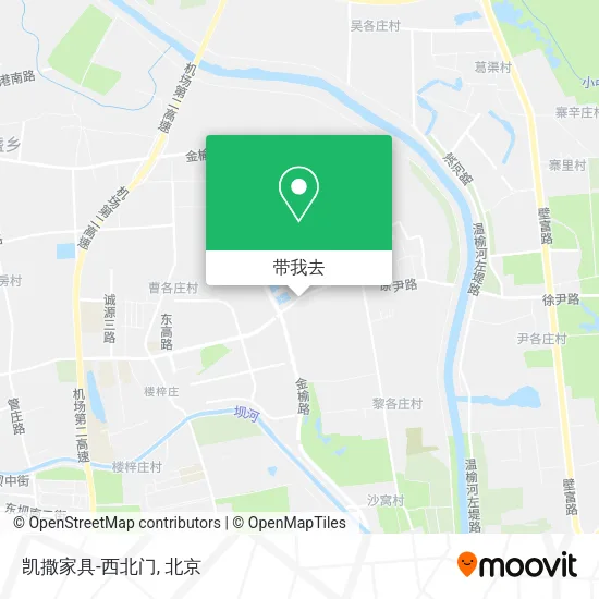 凯撒家具-西北门地图