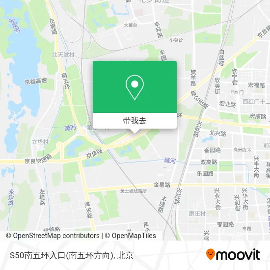 S50南五环入口(南五环方向)地图