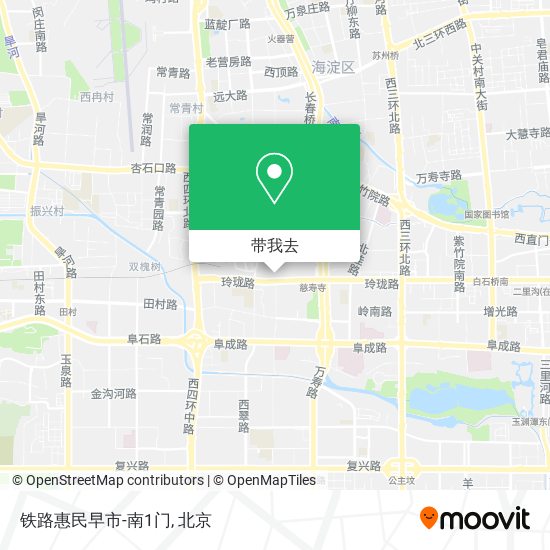 铁路惠民早市-南1门地图