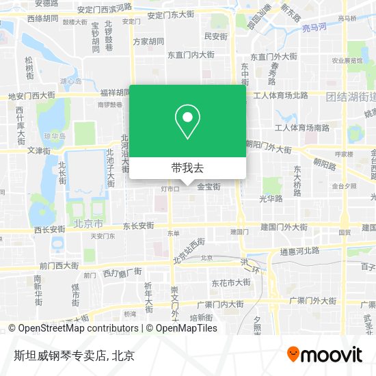 斯坦威钢琴专卖店地图