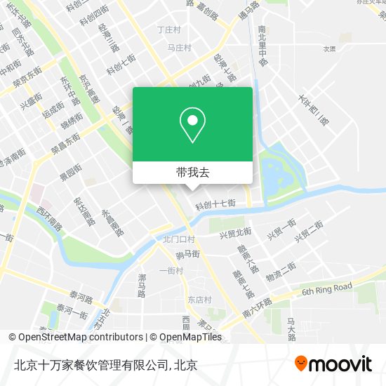 北京十万家餐饮管理有限公司地图