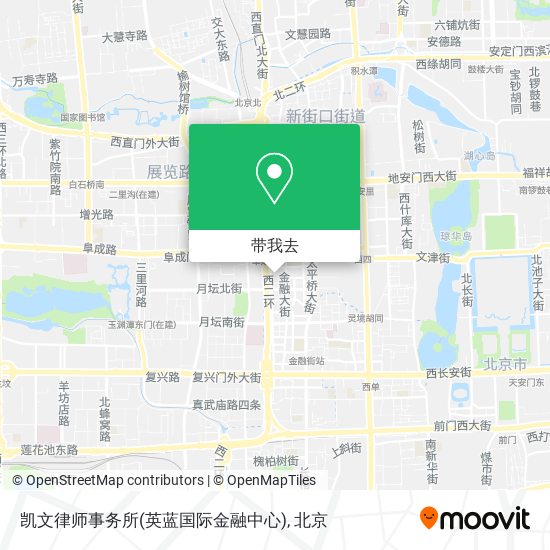 凯文律师事务所(英蓝国际金融中心)地图
