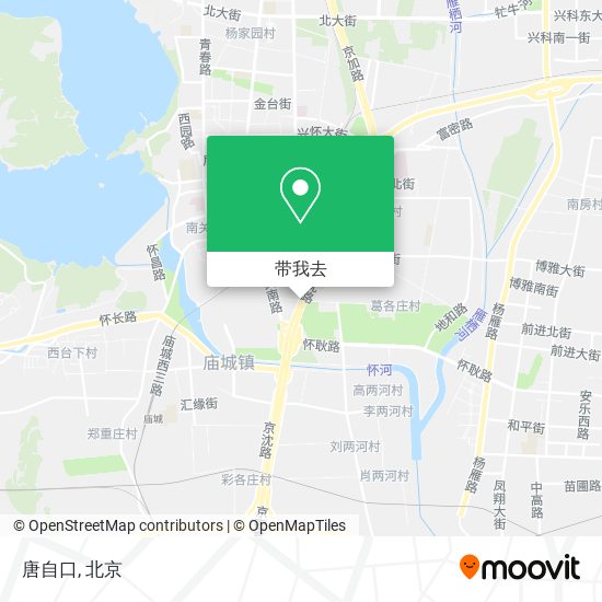 唐自口地图