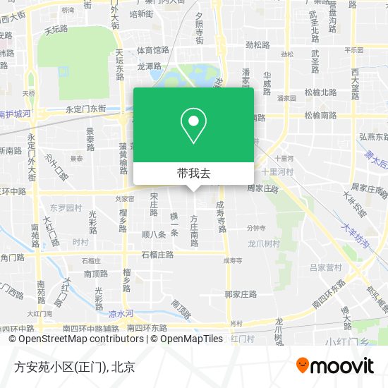 方安苑小区(正门)地图