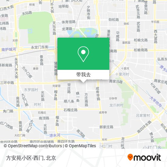 方安苑小区-西门地图