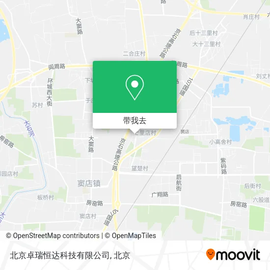 北京卓瑞恒达科技有限公司地图