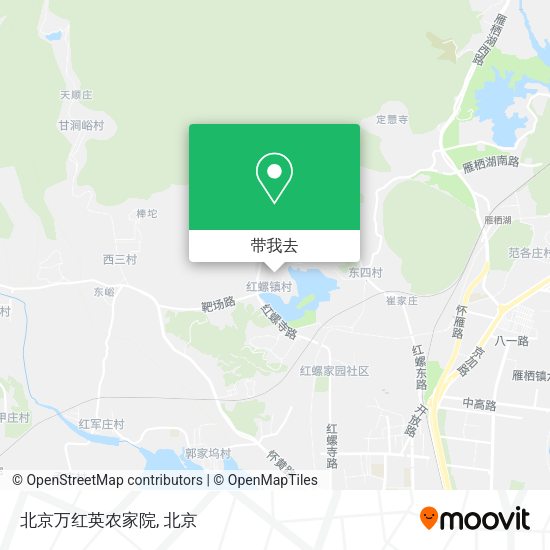 北京万红英农家院地图