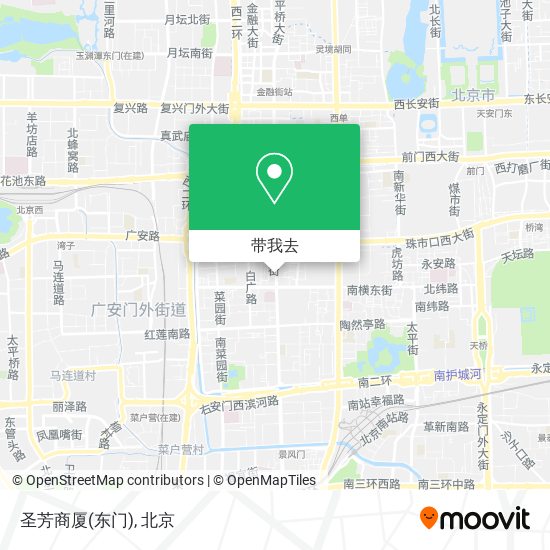 圣芳商厦(东门)地图