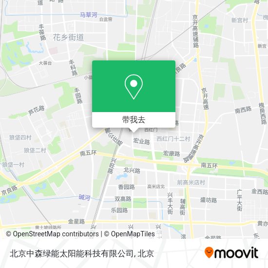 北京中森绿能太阳能科技有限公司地图