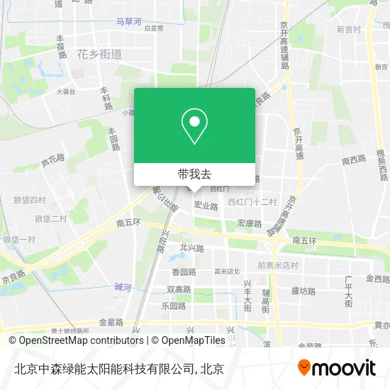 北京中森绿能太阳能科技有限公司地图