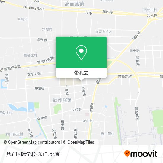 鼎石国际学校-东门地图