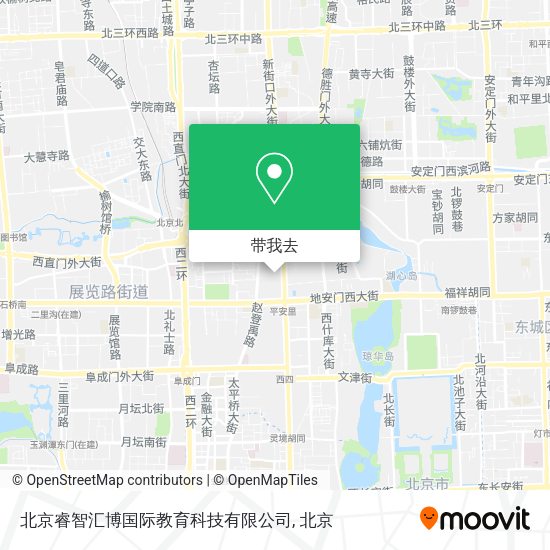 北京睿智汇博国际教育科技有限公司地图