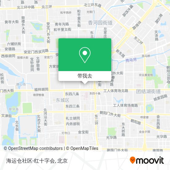 海运仓社区-红十字会地图
