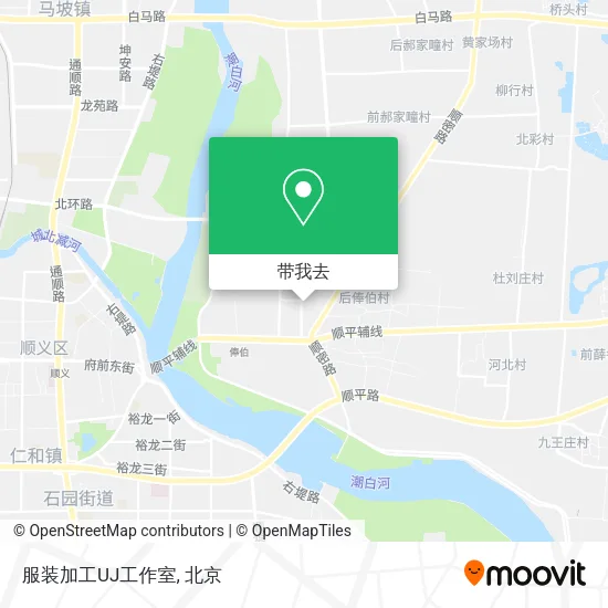 服装加工UJ工作室地图