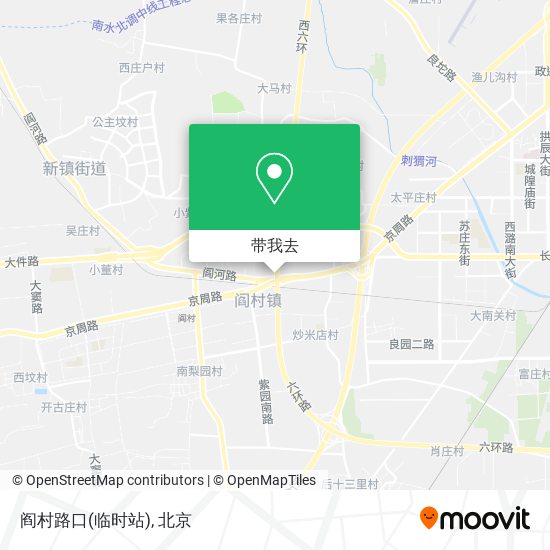 阎村路口(临时站)地图