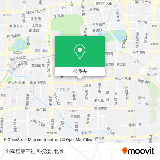 刘家窑第三社区-党委地图