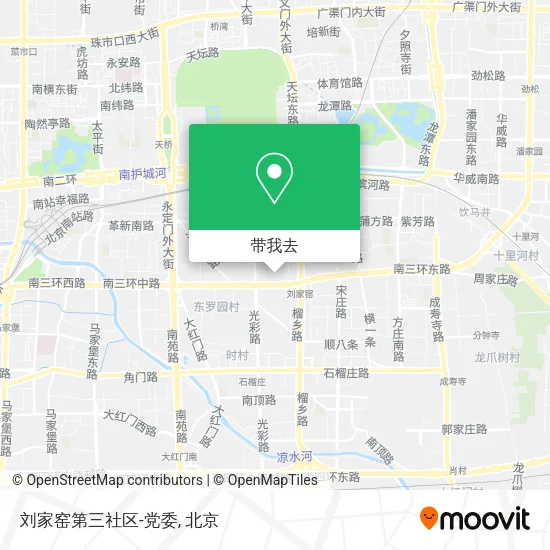刘家窑第三社区-党委地图
