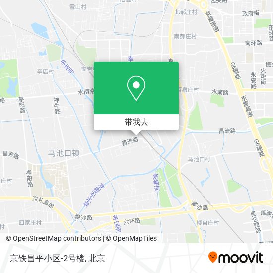 京铁昌平小区-2号楼地图