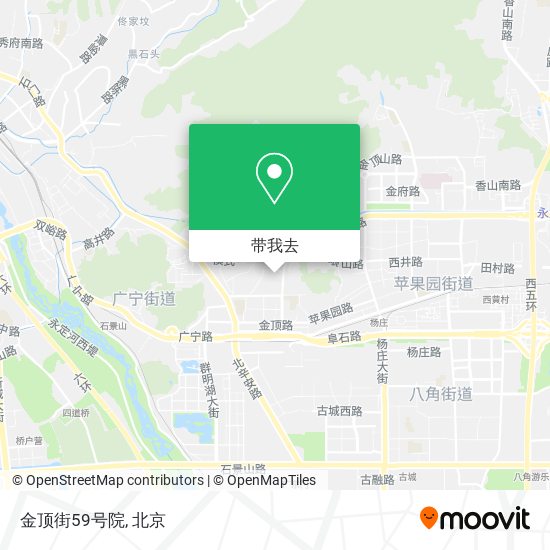 金顶街59号院地图
