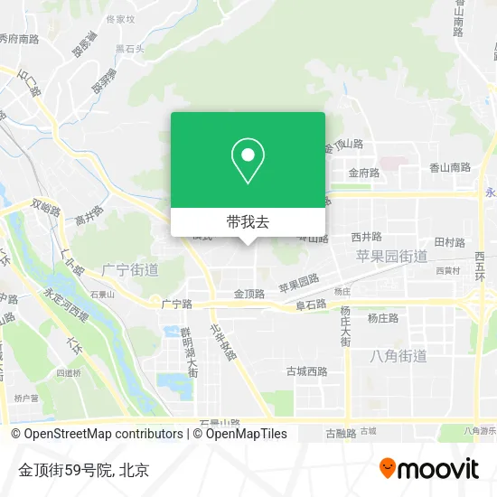 金顶街59号院地图