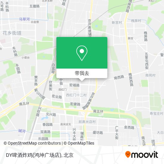 DY啤酒炸鸡(鸿坤广场店)地图