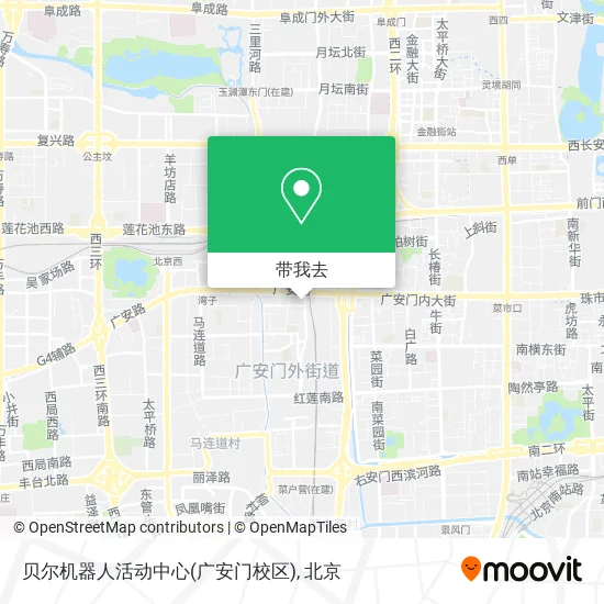 贝尔机器人活动中心(广安门校区)地图