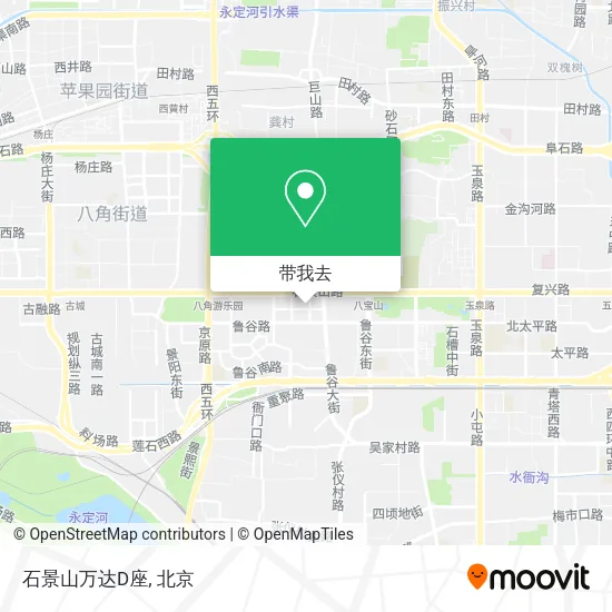 石景山万达D座地图