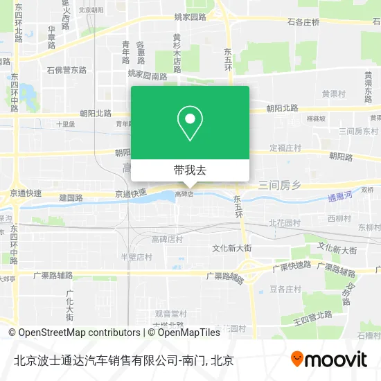 北京波士通达汽车销售有限公司-南门地图