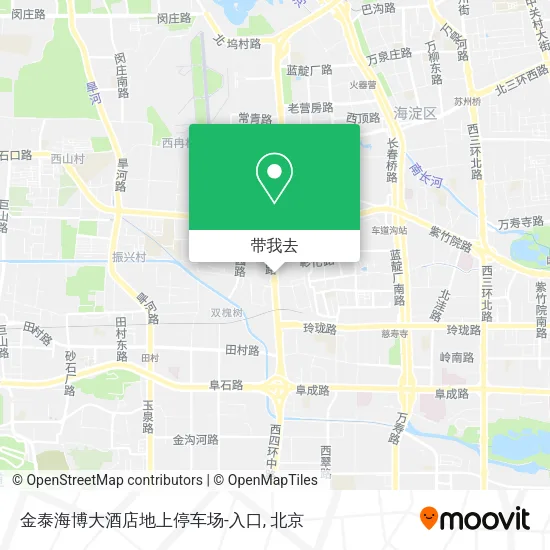 金泰海博大酒店地上停车场-入口地图