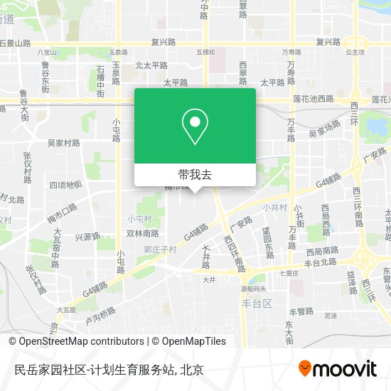 民岳家园社区-计划生育服务站地图