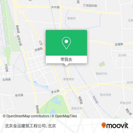 北京金运建筑工程公司地图