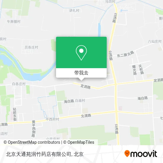 北京天通苑润竹药店有限公司地图