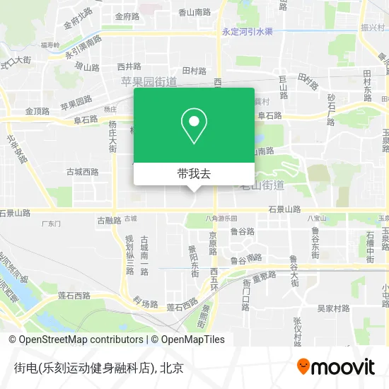 街电(乐刻运动健身融科店)地图