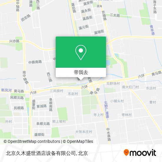 北京久木盛世酒店设备有限公司地图