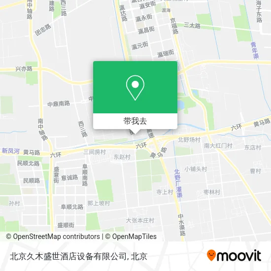 北京久木盛世酒店设备有限公司地图