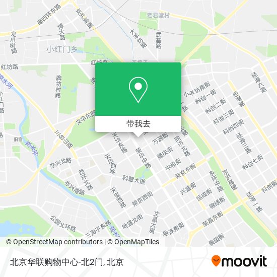 北京华联购物中心-北2门地图