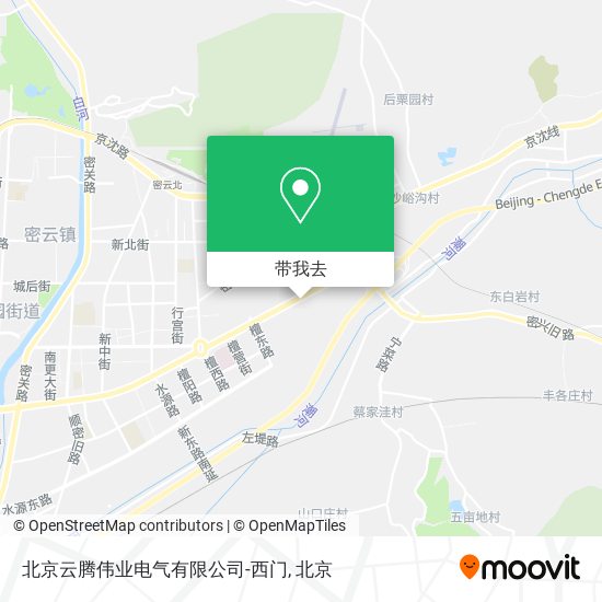 北京云腾伟业电气有限公司-西门地图