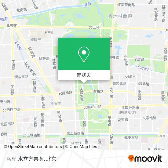 鸟巢·水立方票务地图