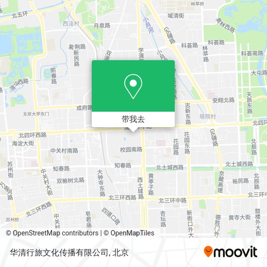 华清行旅文化传播有限公司地图