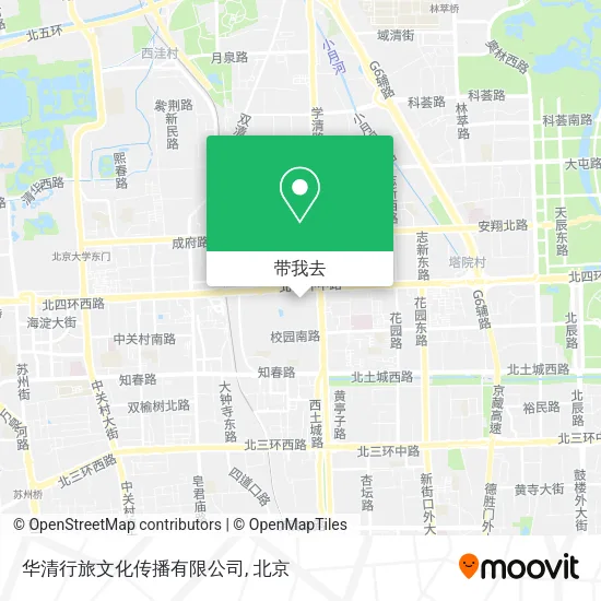 华清行旅文化传播有限公司地图